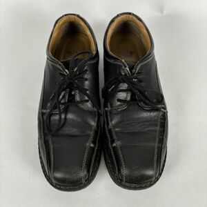 Men's Dockers 90-29024 Dress Oxfords - Black Leather Size 9.5M